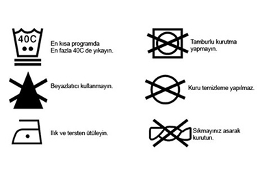 Çamaşır Yıkama Talimatları ve Talimat Sembolleri